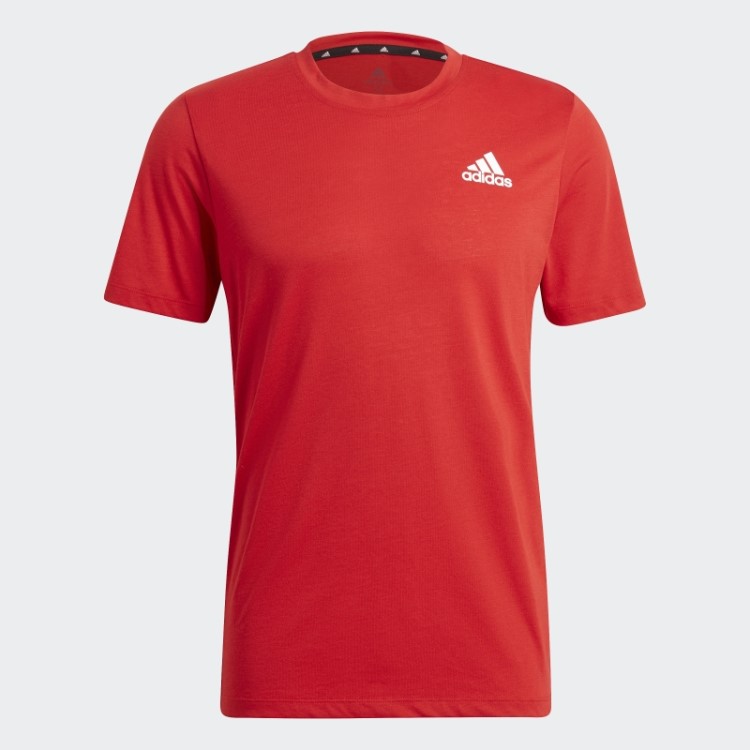Adidas Aeroready Projetado Para Mover Camiseta Esportiva Escarlate