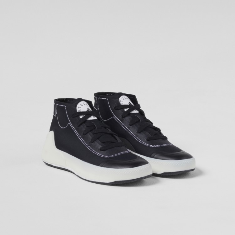 Tênis Preto Adidas By Stella Mccartney Treino Cano Médio Fashion