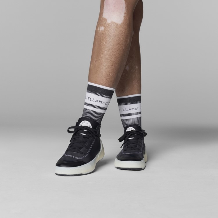 Tênis Preto Adidas By Stella Mccartney Treino Cano Médio Fashion