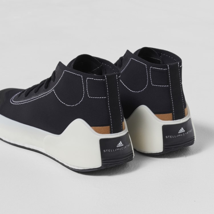 Tênis Preto Adidas By Stella Mccartney Treino Cano Médio Fashion