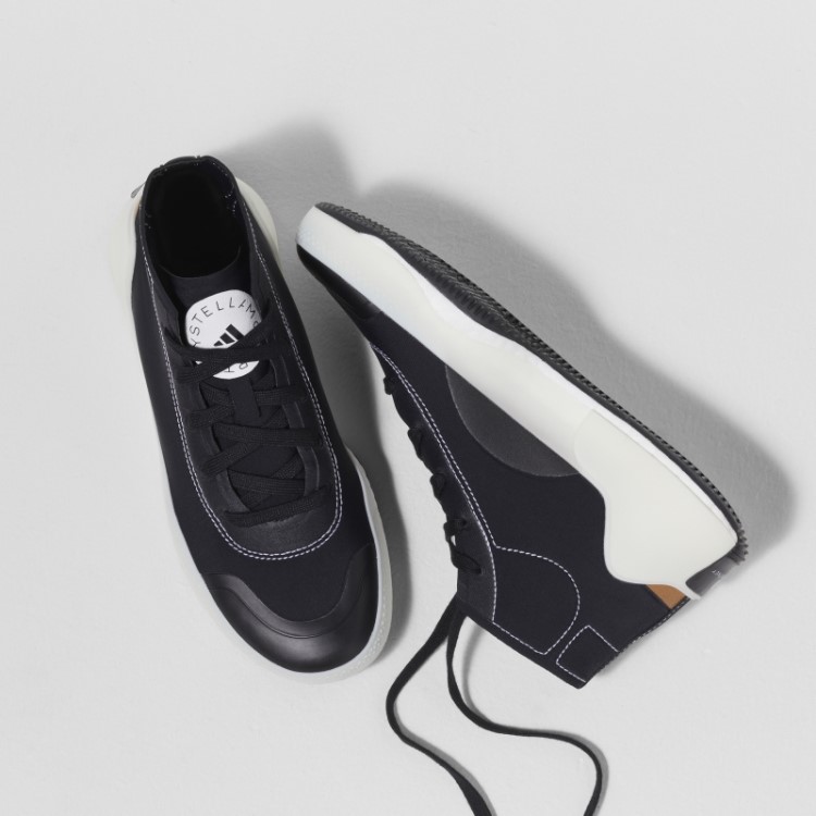 Tênis Preto Adidas By Stella Mccartney Treino Cano Médio Fashion