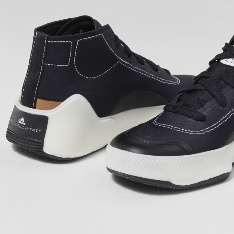 Tênis Preto Adidas By Stella Mccartney Treino Cano Médio Fashion
