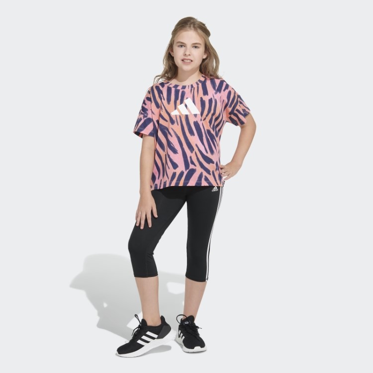 Camiseta Com Estampa De Logo Vermelho Acid Adidas