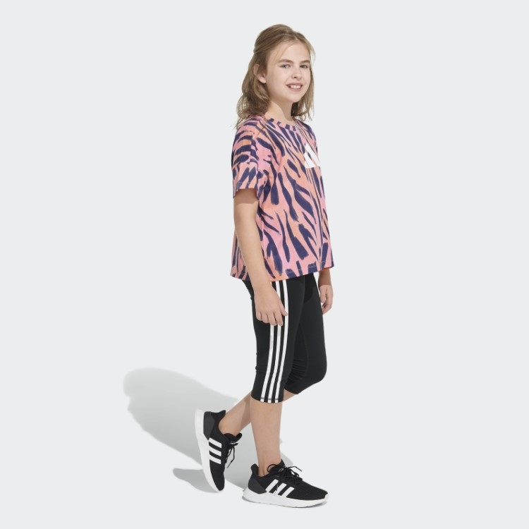 Camiseta Com Estampa De Logo Vermelho Acid Adidas