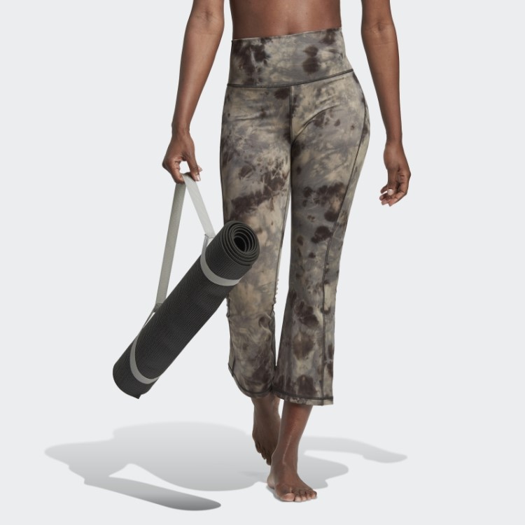 Leggings De Estúdio De Ioga 7/8 De Alumínio Adidas