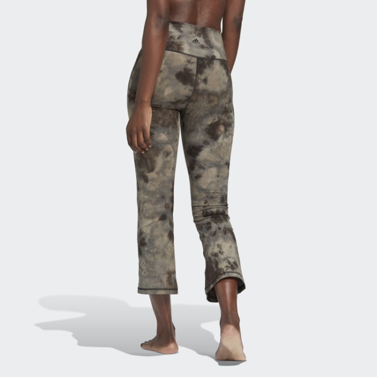 Legging Adidas Yoga Studio Earth Flare 7/8 Alumínio