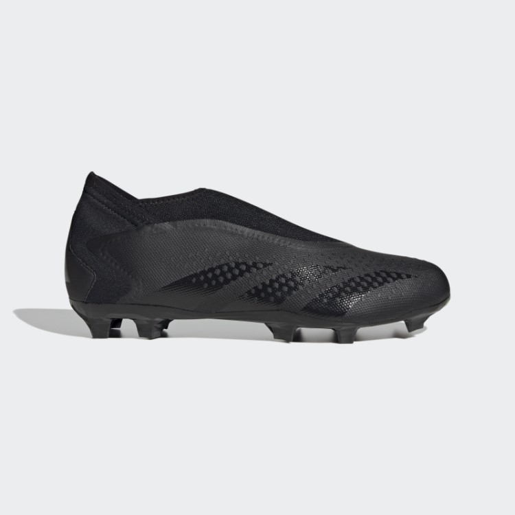 Precisão Do Predador.3 Chuteiras Sem Cadarço Para Chão Firme Adidas Preto