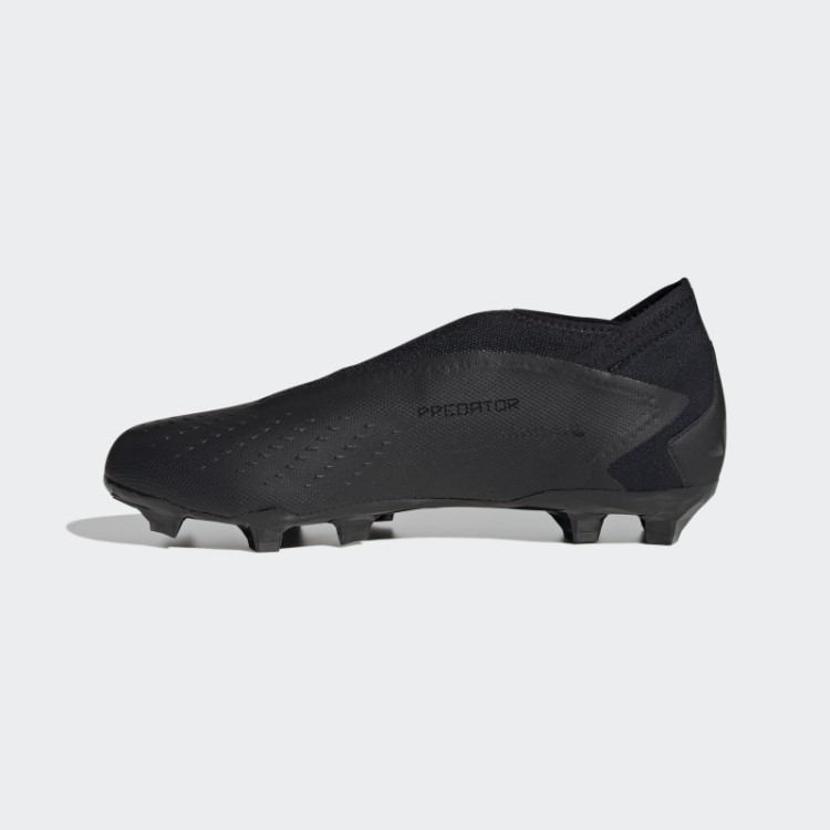 Precisão Do Predador.3 Chuteiras Sem Cadarço Para Chão Firme Adidas Preto