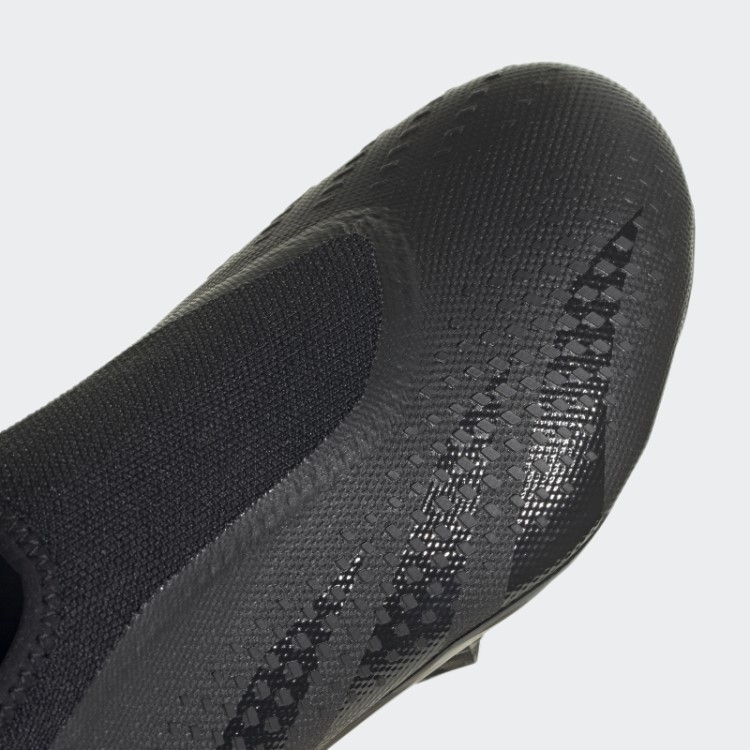 Precisão Do Predador.3 Chuteiras Sem Cadarço Para Chão Firme Adidas Preto