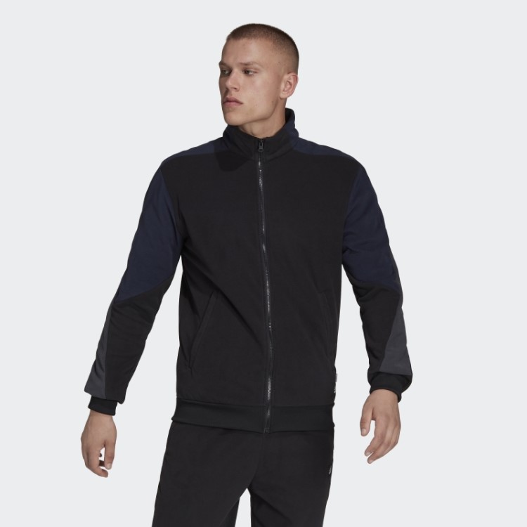 Top De Corrida De Lã Polar Adidas Preto