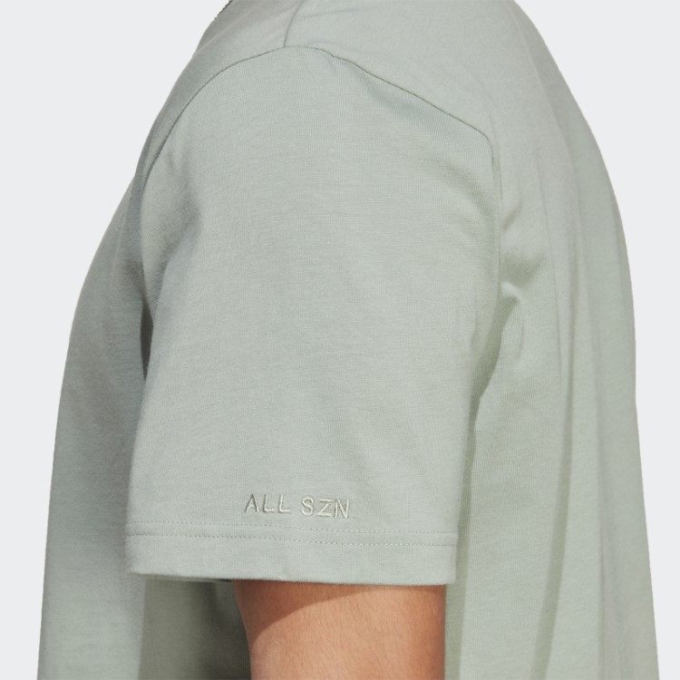 All Szn Tee Adidas Verde Prata