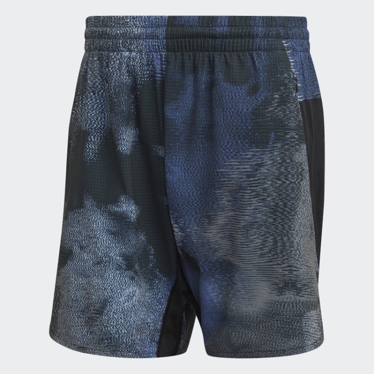 Adidas D4t Hiit Shorts De Treino Com Estampa Allover Preto Fashion
