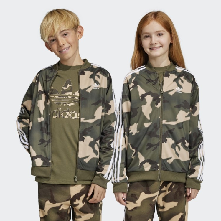 Jaqueta Camo Sst Bege Adidas