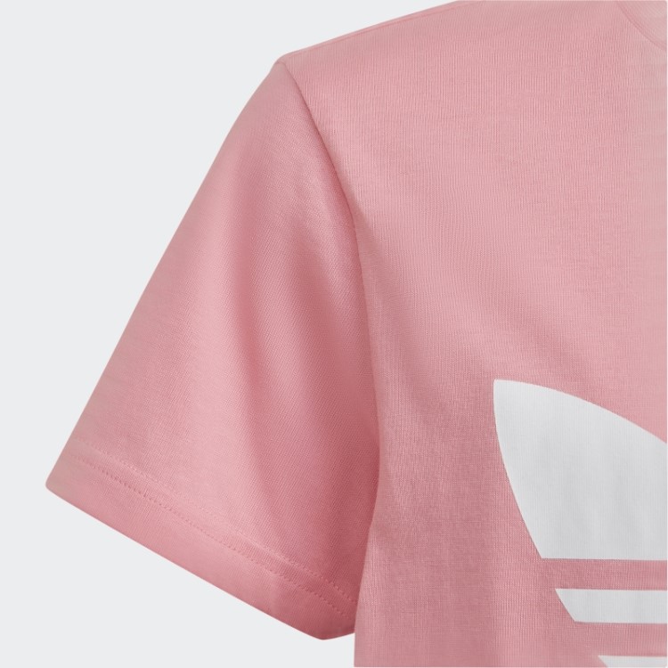 Camiseta Rosa Adidas Trefoil