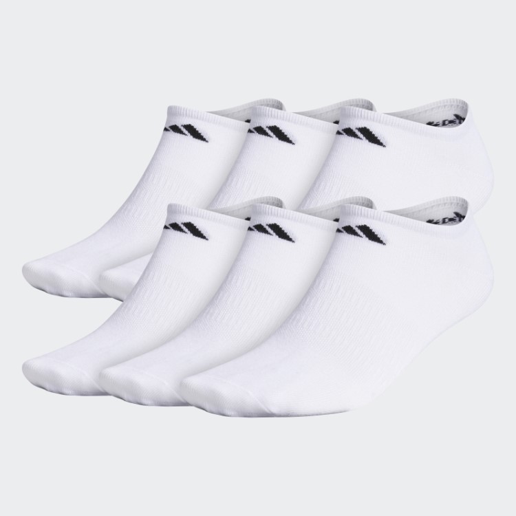 Meias Brancas Superlite No-show 6 Pares Adidas