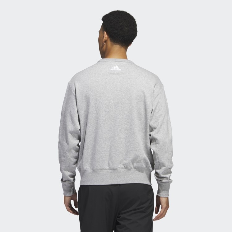 Sabres Moletom Vintage Crew Cinza Médio Adidas