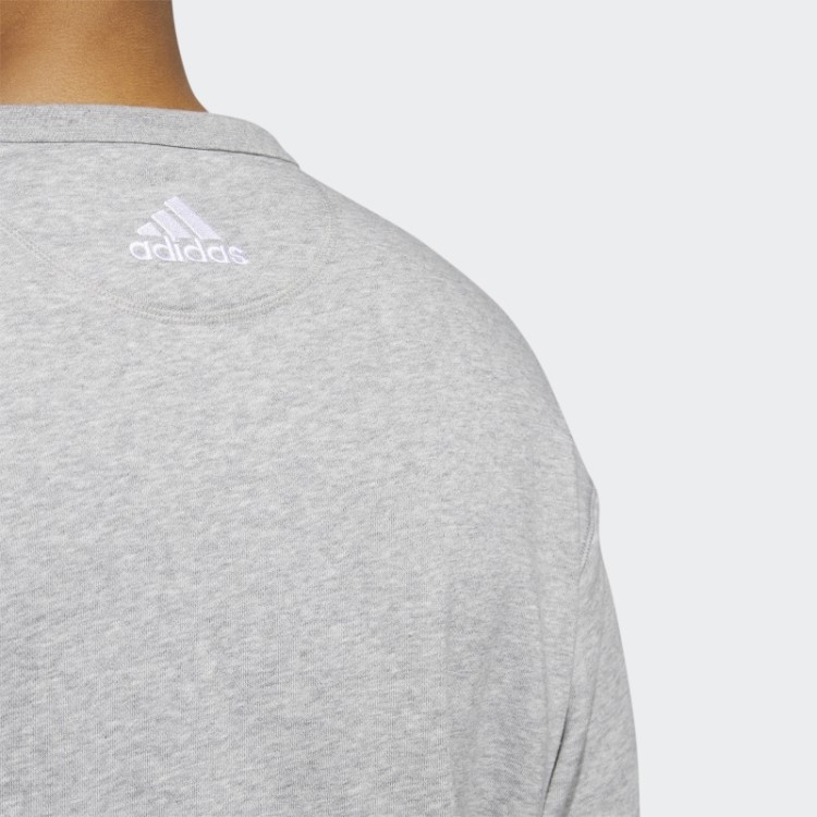 Sabres Moletom Vintage Crew Cinza Médio Adidas