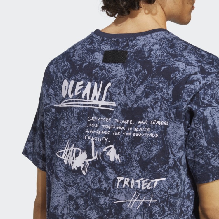 Camiseta Adidas X Parley Fashion Violeta Prateada (gênero Neutro)