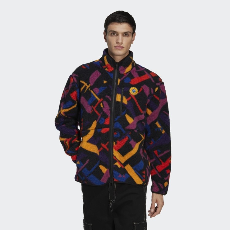 Wander Hour Jaqueta De Lã Com Estampa De Zíper Adidas Multicolor