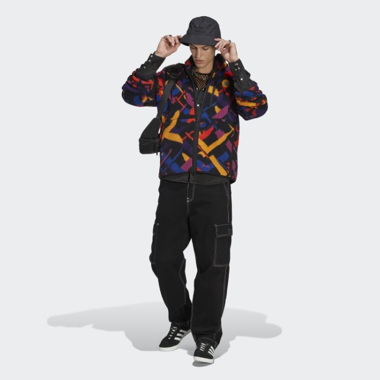 Wander Hour Jaqueta De Lã Com Estampa De Zíper Adidas Multicolor