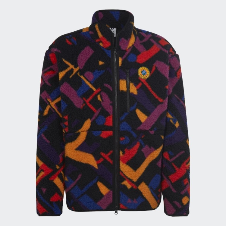 Wander Hour Jaqueta De Lã Com Estampa De Zíper Adidas Multicolor