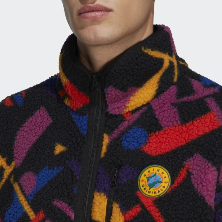 Wander Hour Jaqueta De Lã Com Estampa De Zíper Adidas Multicolor