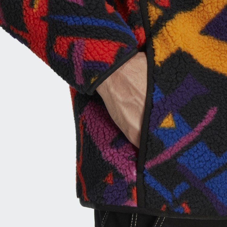 Wander Hour Jaqueta De Lã Com Estampa De Zíper Adidas Multicolor