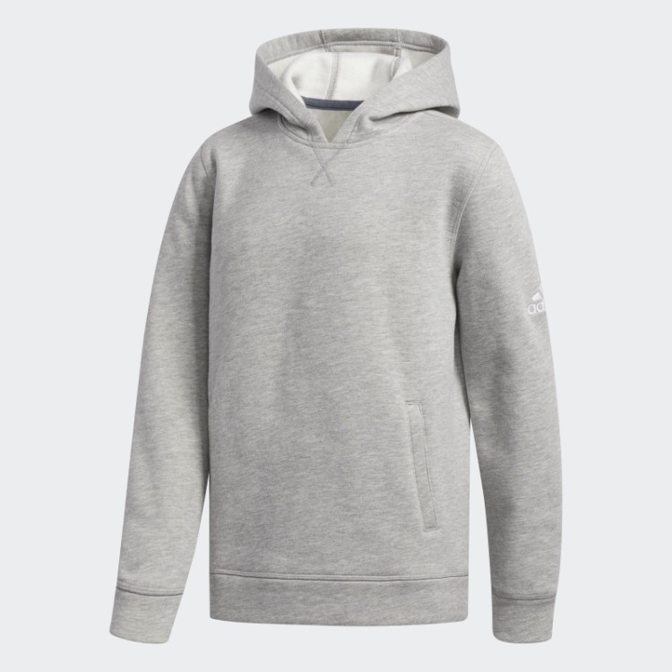 Moletom Com Capuz Cinza Médio Adidas