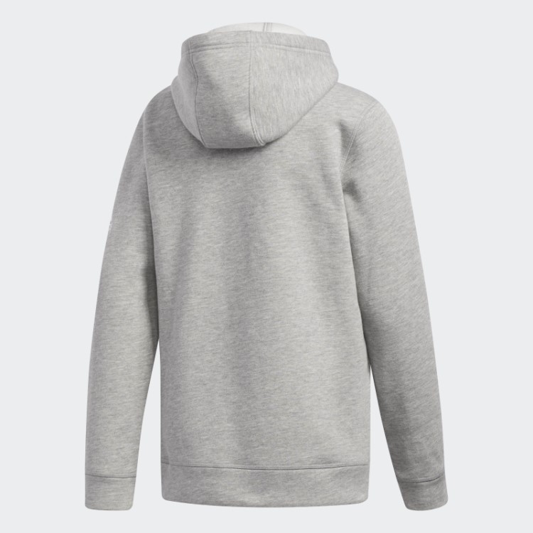 Moletom Com Capuz Cinza Médio Adidas