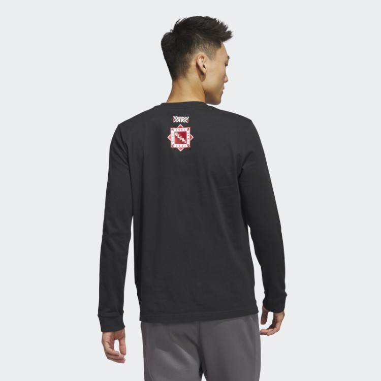 Camiseta Manga Longa Black Golden Knights Playmaker Adidas