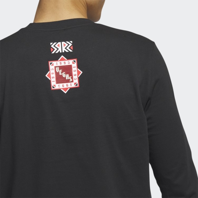Camiseta Manga Longa Black Golden Knights Playmaker Adidas