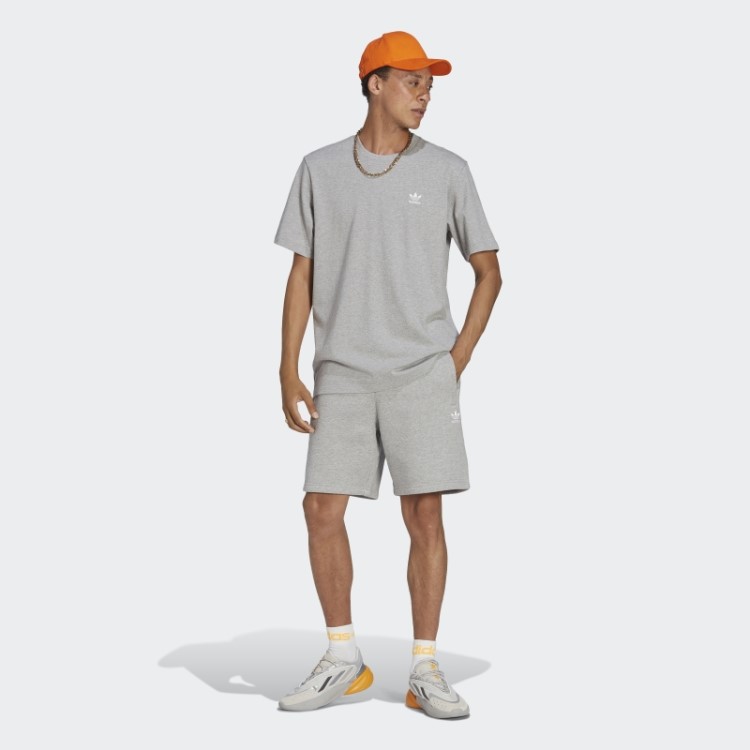 Shorts Trefoil Essentials Cinza Médio Adidas
