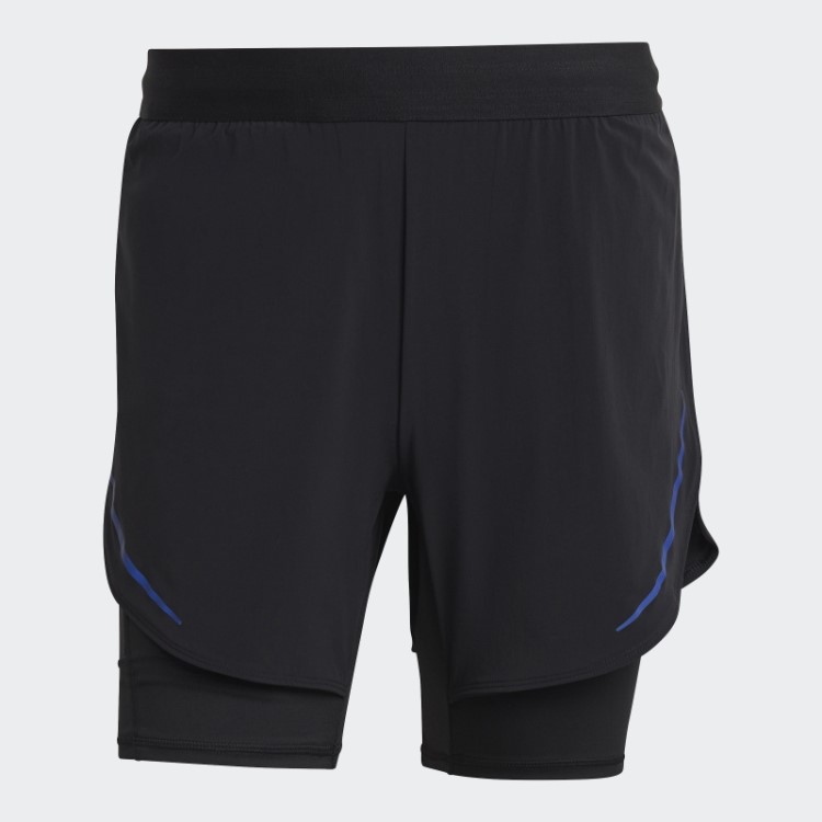 Calção De Treino 2 Em 1 Heat.rdy Hiit Adidas Preto