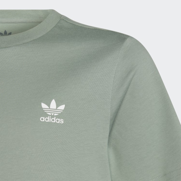 Camiseta Adicolor Verde Prata Adidas