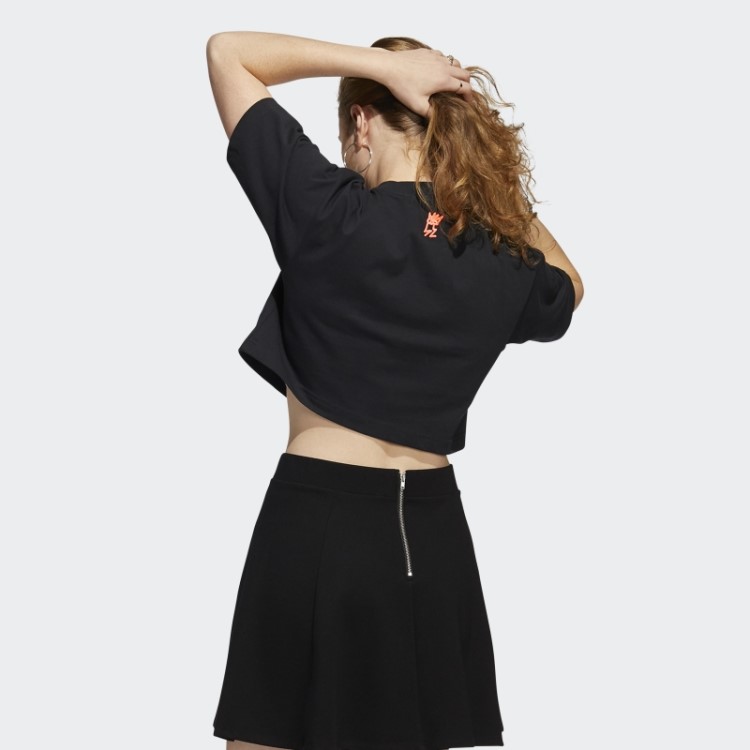 Camiseta Black Love Unites Crop Trefoil Adidas