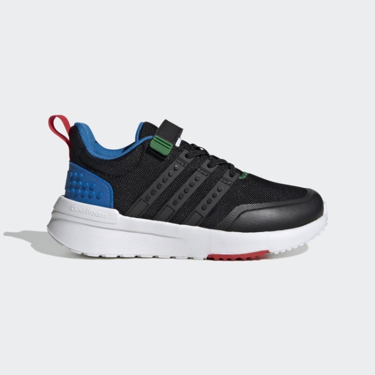 Adidas X Lego Racer Tr21 Cadarço Elástico E Sapatos De Alça Superior Pretos