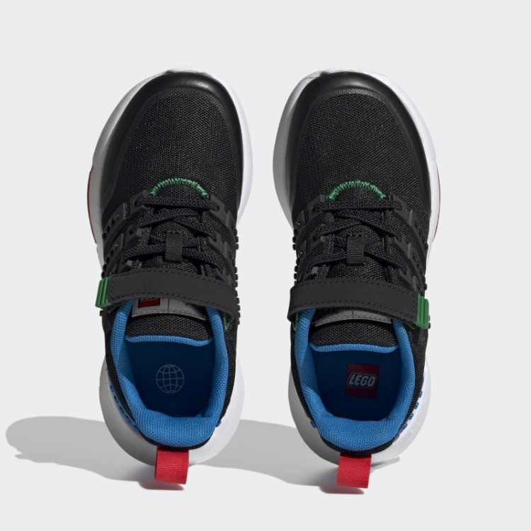 Adidas X Lego Racer Tr21 Cadarço Elástico E Sapatos De Alça Superior Pretos