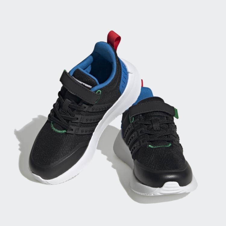 Adidas X Lego Racer Tr21 Cadarço Elástico E Sapatos De Alça Superior Pretos