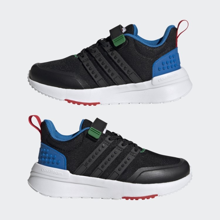 Adidas X Lego Racer Tr21 Cadarço Elástico E Sapatos De Alça Superior Pretos