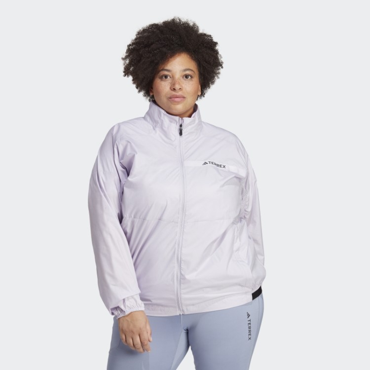 Blusão Multi Corta Vento Adidas Terrex Silver Dawn (tamanho Grande)