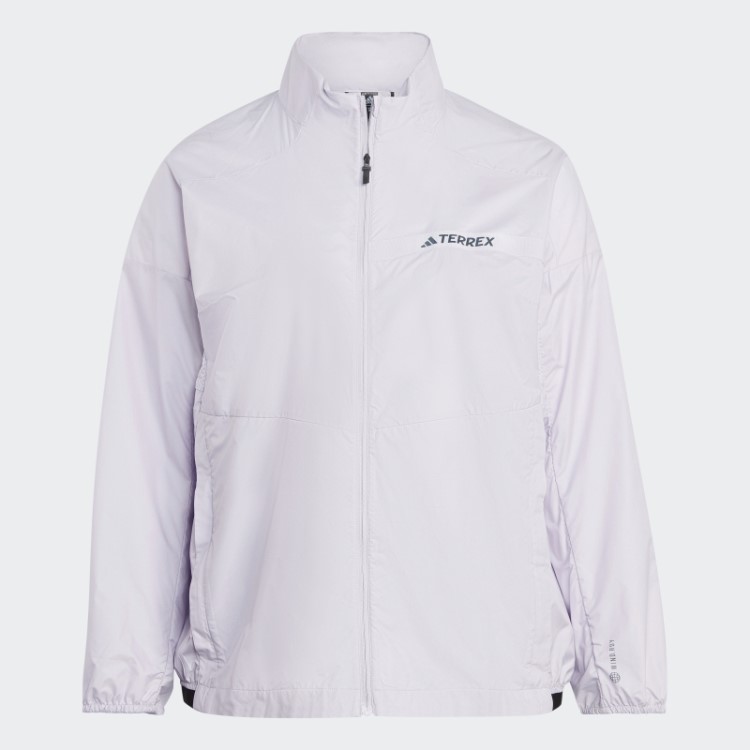 Blusão Multi Corta Vento Adidas Terrex Silver Dawn (tamanho Grande)