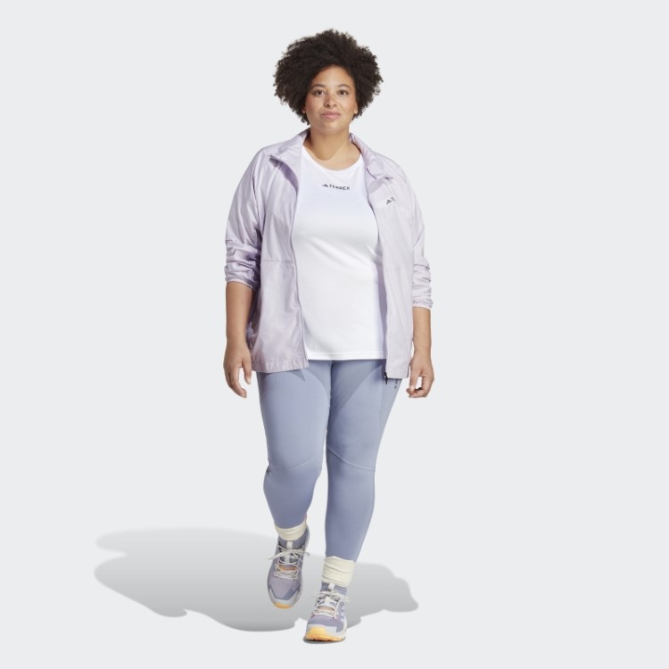 Blusão Multi Corta Vento Adidas Terrex Silver Dawn (tamanho Grande)