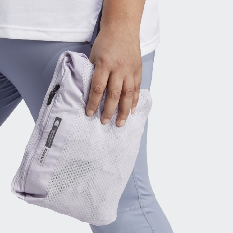 Blusão Multi Corta Vento Adidas Terrex Silver Dawn (tamanho Grande)