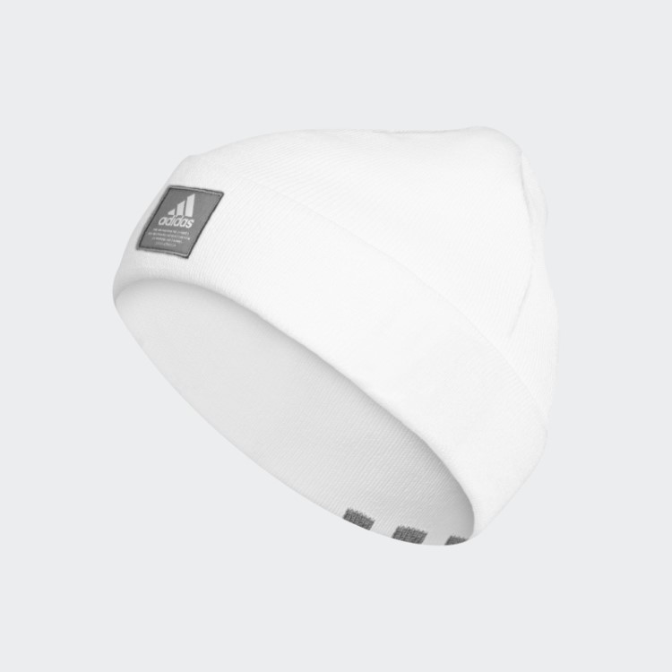 Gorro De Punho Branco Adidas Amplificador