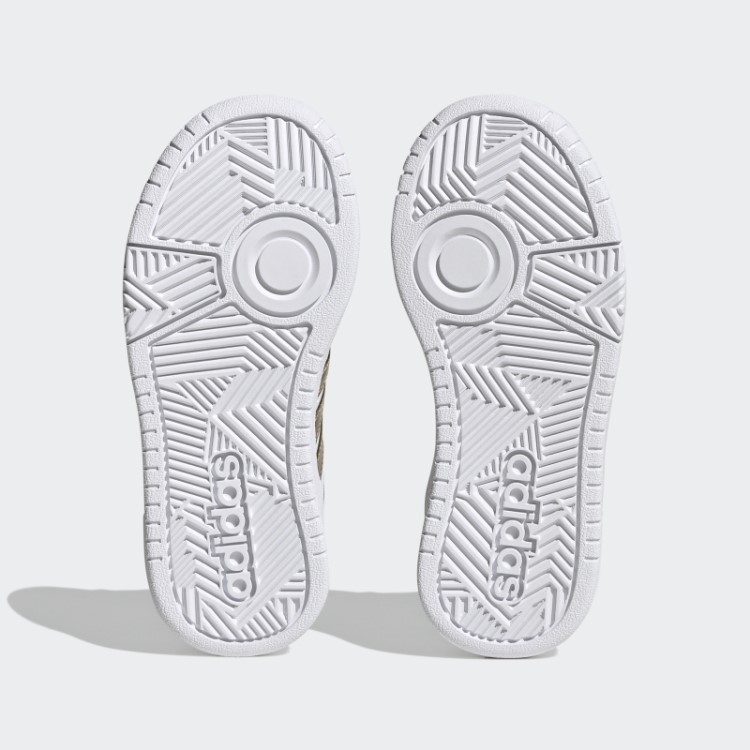 Adidas Hoops Mid Lifestyle Tênis De Renda De Basquete Branco