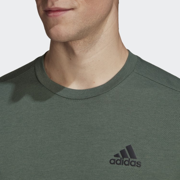 Adidas Green óxido Aeroready Projetado Para Mover Camiseta Esportiva Feelready