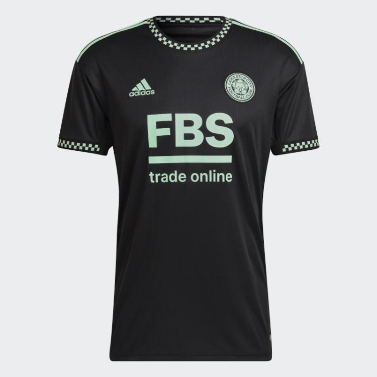 Camisa Preta Do Leicester City Fc 22/23 Adidas