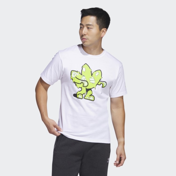 Camiseta Manga Curta Zombie Treffy Branca Adidas