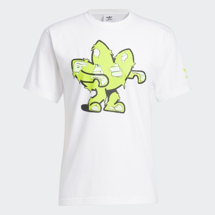 Camiseta Manga Curta Zombie Treffy Branca Adidas
