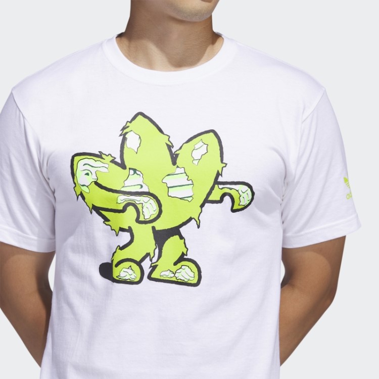 Camiseta Manga Curta Zombie Treffy Branca Adidas